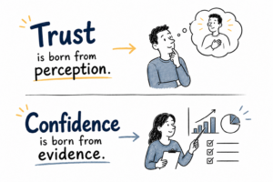 Confidence vs Trust