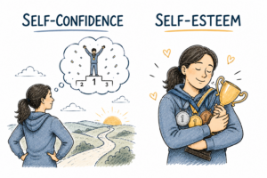 Self-confidence vs Self-esteem